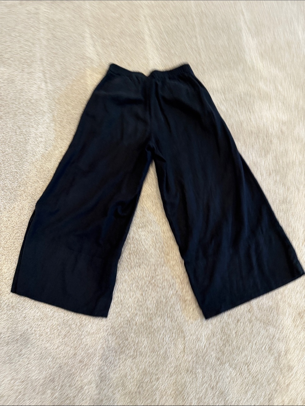 Anyday Wide-Leg High-Rise Linen-Blend Cropped Pant - Size S - Picture 5 of 5